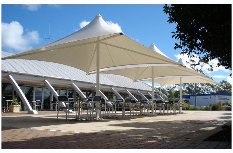 tren dekorasi tenda membrane