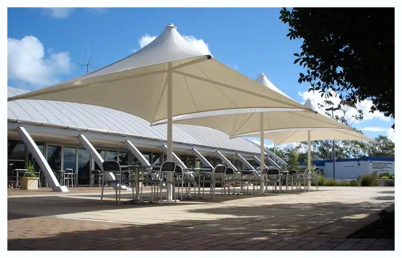 tren dekorasi tenda membrane